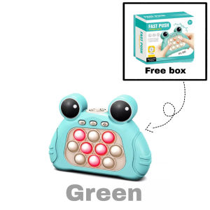 Whack-A-Mole Quick Push Game Console Pop It Game Machine Educational Toys Childrens Focus Training Portable ground mouse game console