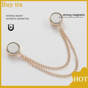 [Buytra] Magnetic Adjustable Trouser Legs Clips For Pants Pin Retractable Fixed Leg Pants Loose Button For Jeans Cardigan