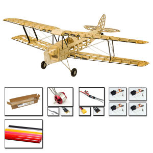 De Havilland DH82a Tiger Moth 980mm Balsa Wood RC Airplane Kit Laser Cut Scale Model for Adults Hobby & Aeromodelling