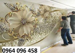 Tranh gạch 3d ốp tường sau ti vi - CNVV73