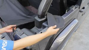 OnlyF U JeCar Car Rear TrunkIsolation Net Cover Protector No Door Mat For Jeep Wrangler JL 2018 up 4-Door Exterior Accessories 2Z6B7
