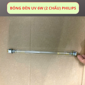 BÓNG ĐÈN UV PHILIPS 6W DÙNG CHO LỌC NƯỚC=BÓNG ĐÈN PHILIPS 2 CHÂN 6W
