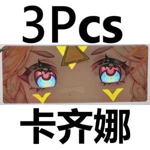 3Pcs/Lot 2025 Game  Keychain Peripherals Kinich Turnfire Hunt Kachina Mualani Bookmarks Figure DIY Series Collection Acrylic Card Blue Six Eyes Cards Birthday Gift