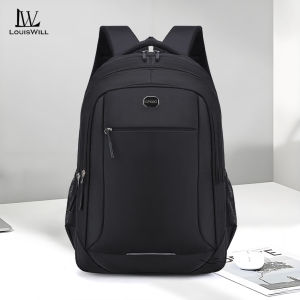 LouisWill Fashion Men’s Backpack Portable Laptop Backpack Oxford Cloth Business Travel Bag Notebook Bag Waterproof Backpack College Commuting Backpack Leisure School Bag For Travel Study Business
