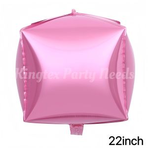 4D Square Foil Balloon 22 Inches Gift Box Foil Merry Christmas Party Decoration For Birthday Holiday Party Scenes
