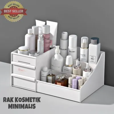 ( BISA COD ) PROMO Rak Hias Kosmetik Mini / Rak Kosmetik / Makeup Storage / Kotak Penyimpanan Skincare / Tempat Kosmetik / Rak Alat Tulis / Rak Serbaguna