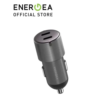 ENERGEA Alu Drive D60 PD30 / PPS33W Duo USB type C Port Aluminium Car Charger