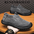 Runenbaoluo Giày bảo hộ lao động một bàn đạp Giày công trường xây dựng nam chống bụi bẩn và chống trượt đa năng thường ngày phổ biến Giày leo núi nhiệt độ cao. 