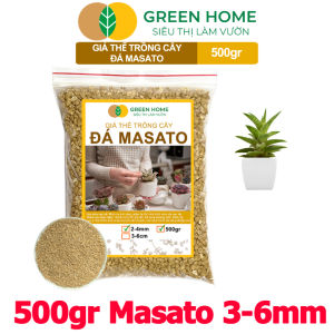 Mua 5 tặng 1 - Đá Khoáng Masato GreenHome Bao 500gr Loại Cao Cấp Sạch Bụi Không Vụn Rải Mặt Kích Rễ