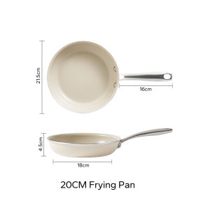 Redchef Nonstick Ceramic Rock frying Pot Kitchenware No PFAS& PTFE& PFOA Suits For All Stove  Breakfast Pan Egg Frying Pan