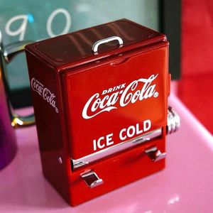 ❤️ Dream Best Retro Vending Machine Style Toothpick Case Creative Plastic Pressing Toothpicks Holder Dispenser Home Decor Table Toothpick Box
