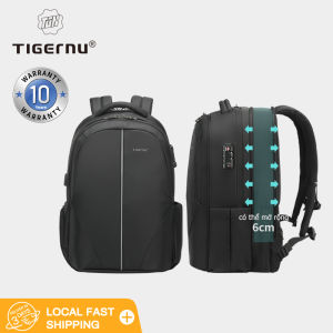 34Tigernu 3105 TSA Anti theft Waterproof Mens Backpack Work Notebook Laptop Backpack Fit 15.6 17inch Travel Large bag pack Outdoor Backpack men bags for Men