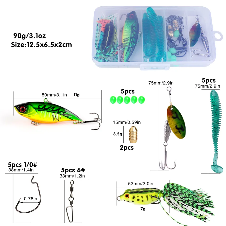 Malaysia Fishing Lures and Hooks Set Fishing Accessories Full Set
