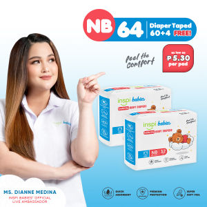 INSPI Babies Comfort Dry Baby Diaper for Baby Taped Newborn - Large Pack of 2 Baby Needs - free shipping essentials bundle christmas gift