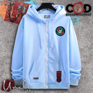 Jaket Zipper Distro Uncle.Clothing Warna Hijau Army - Sweater Resleting - Baru 2024 - Murah Keren - Jaket Kekinian -Bisa Cod
