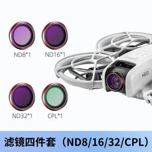 ชุดฟิลเตอร์เลนส์ Neo สำหรับอุปกรณ์เสริม DJI Neo ชุดฟิลเตอร์แม่เหล็ก ND ND8 ND16 ND32 CPL UV ฟิลเตอร์เลนส์กล้อง 1/4 ฟิลเตอร์หมอกดำ