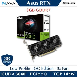 ASUS GeForce RTX™ 5060 LP BRK 8GB GDDR7 OC Edition RTX5060-O8G-LP-BRKLow Profile chiến game mạnh mẽ