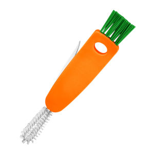 แปรงล้างแก้ว รูปทรงแครอท แปรงล้างขวดน้ำ แปรงทำความสะอาด ขวดเก็บอุณหภูมิ ขวดนม สำหรับพกพา