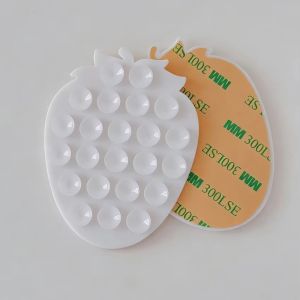 NEXTYOO Di động Giá đỡ điện thoại di động Dâu tây Giá đỡ bằng cốc hút Điện thoại cố định Thời trang Giá đỡ định vị ô tô Giá đỡ điện thoại