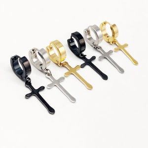 1pcs Gold Earrings Silver Earrings Black Earrings Earrings Korean Antinganting Fashion Dangle Earrings Korean Earring 韩国 可爱耳环