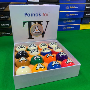 Painasfei TV Crystal Ball Billiard Ball Chinese American Style Crystal Ball 12A Standard Sixteen Colors 57.2mm Billiard Ball