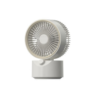 Adjustable Office Portable Fan Rechargeable Silent Desktop Oscillating Fan Infinitely Variable High-Speed Air Cooling Turbo Fan