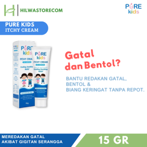 Purekids Itchy Cream | Purebb Krim Pereda Gatal Pada Anak | Pure Bb Krim Penyejuk Kulit (15gram) Bpom