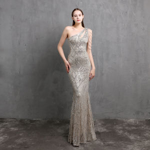 Evening dress womens new banquet Sequin fishtail prom party dress long gown formal birthday dress wedding dress
