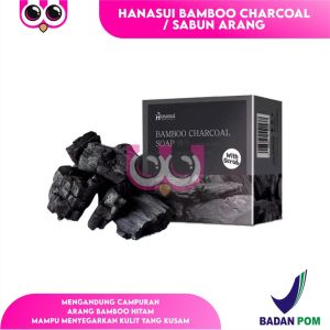 [BAMBOO CHARCOAL] HANASUI BAMBOO CHARCOAL SOAP / SABUN ARANG BPOM