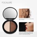 FOCALLURE Highlighter & Contour Powder Palette 3 Warnas. 