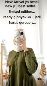 Maxi Dress Krinkle Uragiri Cika Gamis Crinkle Uragiri Airflow Dotti ORI Rubiah