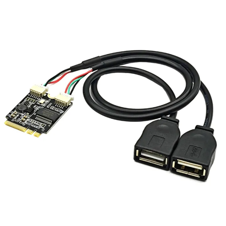 KEY A-E to USB2.0 Expansion Card M.2 NGFF to USB Riser Card KEY A-E to ...