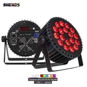 SHEHDS LED 18x18W 6in1 RGBWA+UV Par Light For Disco DJ Club Wedding Outdoor Stage Lighting