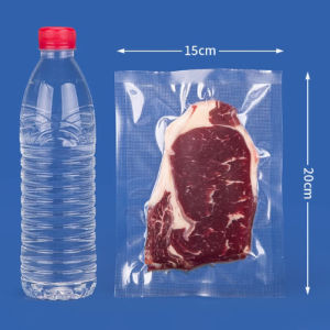 【HOT!!!】100PCS Food Fresh Vacuum Bag Automatic Food Vacuum Sealer Machine Vacuum Fresh Keeping Bag Plastic Packaging Integrated Vacuum Commercial Grade for Food Storage & Sous 