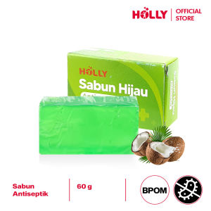 HOLLY Sabun Antiseptik 60 Gr Sabun Hijau Antiseptic Soap Anti Bakteri Dan Jamur HOL