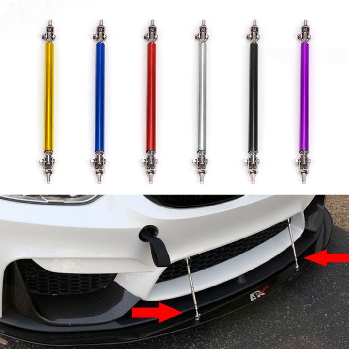 Front Diffuser Rods 2PCS Car Bumper Diffuser Splitter Strut Rod Tie Support Bar Adjustable ...