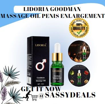 Effective Lidoria Goodman Massage Oil 10ml Enhancers Increase