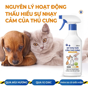 Xịt Đuổi Chó Mèo Sinh Học 500ml Wheel & Home Guard – Hạn Chế Tè Bậy Mùi Hôi 276-26 🔰SaleAllShop🔰