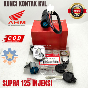 KUNCI KONTAK SET 35010-KVL-N20 MOTOR HONDA SUPRA 125 INJEKSI FI KUALITAS ORISINIL AHM ASLI KONCI