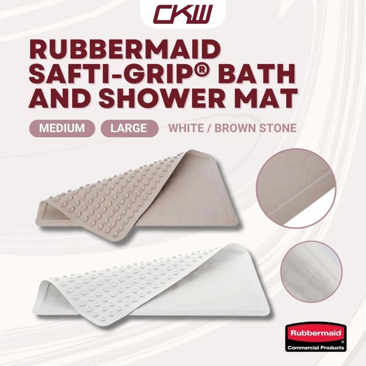 Rubbermaid SaftiGrip® Bath and Shower Mat, [ Non Slip Mildew Resistant