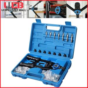 UEB 110PCS M3- M12 ชุดซ่อม Riveter RivNUT MANDRELS กับ Case Rivet Nutsert Tool Tool Tool M3-M12 MANDRELS