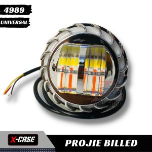 Lampu Utama Projie Daymaker AE DE Spiral Running Standby X Case Jauh Dekat Kuning Putih High Low