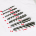 Bộ 7 Mũi khoan taro cắt ren, tạo ren xoắn M3 - M8. 