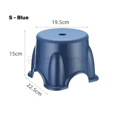 HYPERACK™ Plastic Stool Chair Stackable Simple Bench Seat Bangku Kerusi Dapur