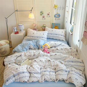 1 Pcs Cute Cartoon Print Quilt Cover Soft Skin-friendly Breathable Duvet Covers Comfortable Durable Single Double Blanket Cover2026