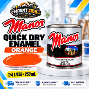 MANOR QDE Quick Dry Enamel Orange 1/4L