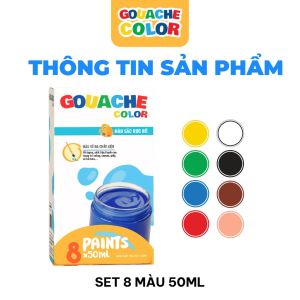 [Giao Hỏa Tốc] Bộ Màu Gouache Color Vẽ Đa Chất Liệu - Màu vẽ học sinh sinh viên
