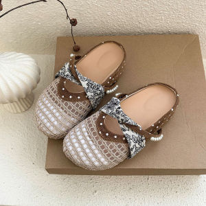 [Free Shipping] Thick-Soled Slip-On Sandals For Women 2026 New Summer Style With A High-End Look Perfect For Casual Wear