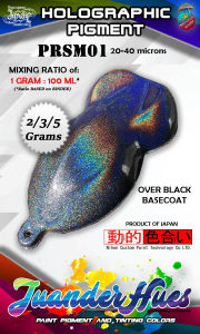 High Grade Primastic Holographic Rainbow Iridescenet Unicorn Hologram Pigment Color For Paint Binder or Powdercoat Juanderhues