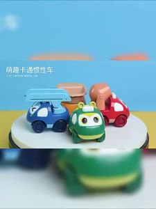 Kids Inertia Engineering Truck Forward Cartoon Car No Battery Push Cars Toys Monster Truck Toys For Boys